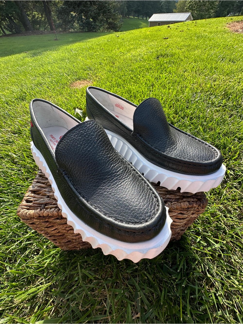 Mark Joseph New York Dahlia St. Leather Slip-On Loafers size 7.5